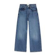 Stijlvolle Broek Anine Bing , Blue , Dames