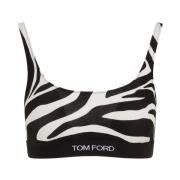 Zebra Print Beha Nude Ondergoed Tom Ford , Multicolor , Dames