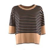 Jose Sweater Dames Gebreide Collectie Pennyblack , Beige , Dames