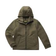 Neopreen en Taslan Hoodie Blauer , Green , Heren