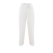 Polyester Broek Enkel Lengte Kocca , White , Dames