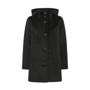 Velvet Neo Parka RRD , Black , Dames