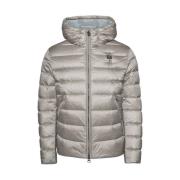 Gewatteerde Parka met Capuchon Blauer , Beige , Heren