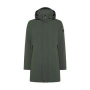 Heren Parka Polyester Waterdicht Lichtgewicht Peuterey , Green , Heren