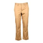 Katoenen Casual Broek Burberry , Brown , Heren