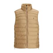 Lichtbruine gewatteerde vest Ralph Lauren , Brown , Heren