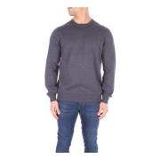 Heren Logo Front Sweater Fay , Gray , Heren