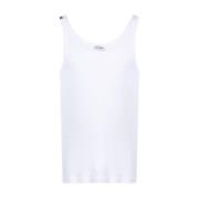 Canotta Marcello Mouwloze Top Dolce & Gabbana , White , Heren