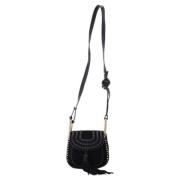 Pre-owned Suede handbags Chloé Pre-owned , Black , Dames