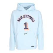 City Edition Club Hoodie Victor Wembanyama Nike , Blue , Heren