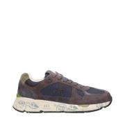 Bruin/Blauwe Sneakers Stijlvol en Comfortabel Premiata , Brown , Heren