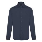 Katoenen Stretch Shirt Corneliani , Blue , Heren