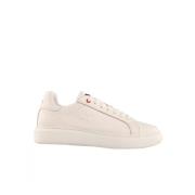 Minimalistische leren sneaker Peuterey , White , Heren