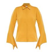 Shirt Grecia Max Mara , Yellow , Dames