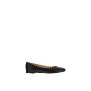 Ballerina's met golvende rand Chloé , Black , Dames