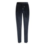 Blauwe Broek voor Mannen Aw24 Lardini , Black , Heren