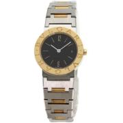 Pre-owned Yellow Gold watches Bvlgari Vintage , Black , Dames