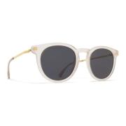 Lahti Zonnebril in Champagne Kleur Mykita , Yellow , Unisex