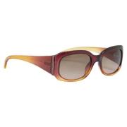 Pre-owned Plastic sunglasses Dior Vintage , Brown , Dames