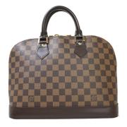 Pre-owned Canvas handbags Louis Vuitton Vintage , Brown , Dames