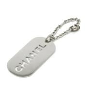 Pre-owned Metal key-holders Chanel Vintage , Gray , Unisex