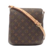 Pre-owned Canvas louis-vuitton-bags Louis Vuitton Vintage , Brown , Da...