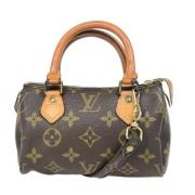 Pre-owned Canvas louis-vuitton-bags Louis Vuitton Vintage , Brown , Da...