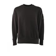 Katoenen knitwear en sweatshirts Calvin Klein , Black , Heren