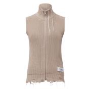 Stijlvolle Gilet MM6 Maison Margiela , Beige , Dames