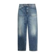 Blauwe Verborgen Rits Denim Jeans Givenchy , Blue , Heren