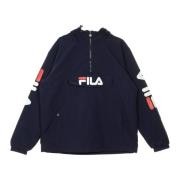 Zwarte Iris Heren Windbreaker Slip-On Fila , Blue , Heren