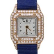 Pre-owned Rose Gold watches Cartier Vintage , Pink , Dames