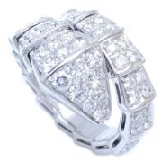 Pre-owned White Gold rings Bvlgari Vintage , Gray , Dames