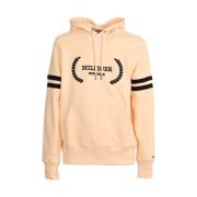 Retro hoodie van puur katoen Tommy Hilfiger , Brown , Heren