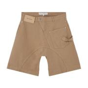 Twisted Workwear Bermuda Shorts JW Anderson , Beige , Heren