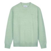 Essential Knit Trui Lichtgroen Olaf Hussein , Green , Heren