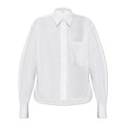 Katoenen shirt Victoria Beckham , White , Dames