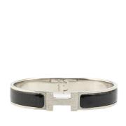 Pre-owned Fabric bracelets Hermès Vintage , Black , Dames