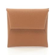 Pre-owned Leather wallets Hermès Vintage , Brown , Dames