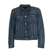 Denim Trucker Jack met knoopsluiting Tommy Hilfiger , Blue , Heren