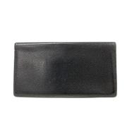 Pre-owned Leather wallets Hermès Vintage , Black , Dames