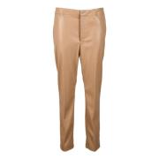 Polyester Broek Twinset , Brown , Dames