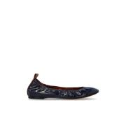 Lakleren ballerina's Lanvin , Blue , Dames