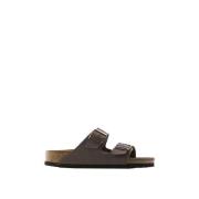 Synthetisch leren sandalen Birkenstock , Brown , Heren