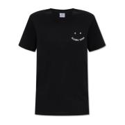 T-shirt met geborduurd logo PS By Paul Smith , Black , Dames