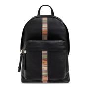 Leren rugzak Paul Smith , Black , Heren