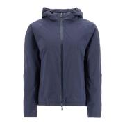 Ademende Waterdichte Buitenkleding Donkerblauw Herno , Blue , Dames