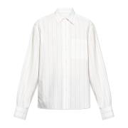 Gestreept shirt Lanvin , White , Heren