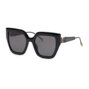 Stijlvolle zonnebril met SPP064S-model Philipp Plein , Black , Dames