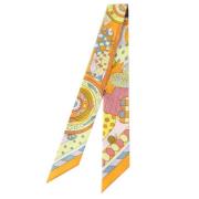 Pre-owned Silk scarves Hermès Vintage , Multicolor , Dames